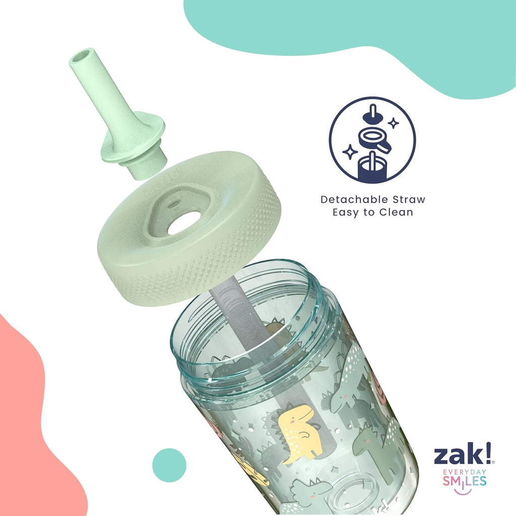 Zak Designs Peppa Pig Toddler Tumblers - 9oz Double Wall Leak-Proof Sippy Cups, 2-Pack for Kids