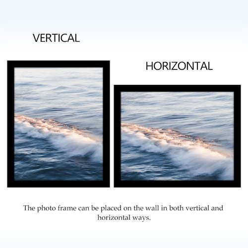 11x14 Black Picture Frame by [Brand Name] - Versatile Tabletop Display & Wall Mounting Options
