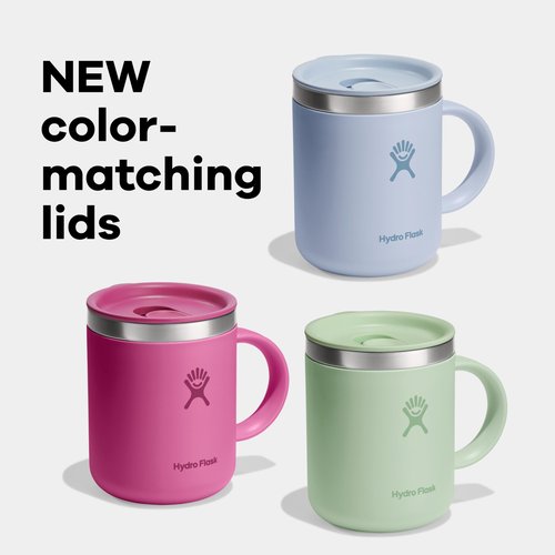 Hydro Flask Coffee Mug – Insulated Stainless Steel, Non Spill, Leak Resistant Travel Mug 24 Oz Reef Pink