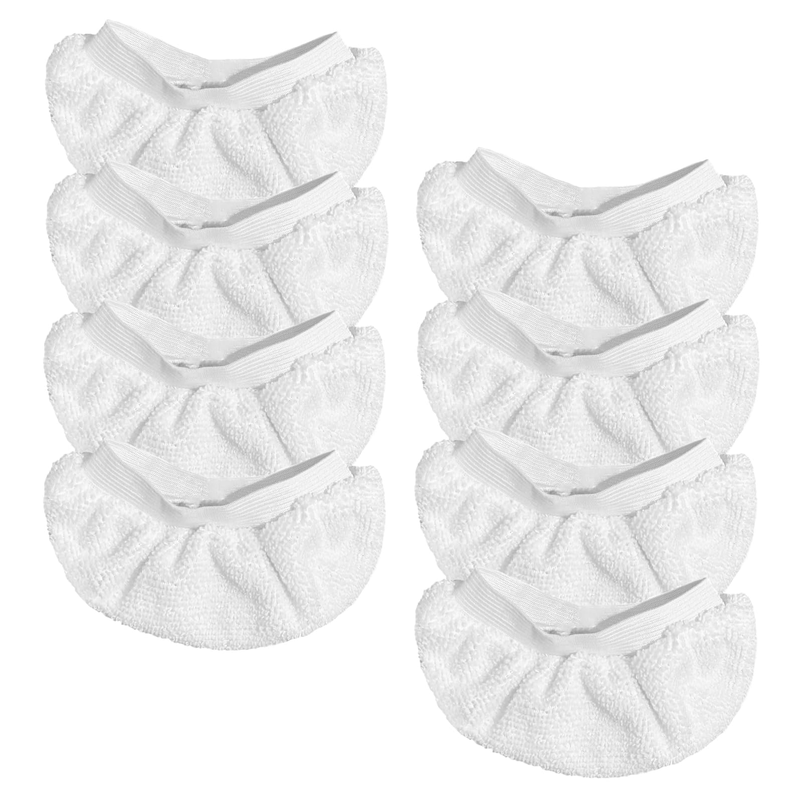 Yicotira 8 Pack Steam Cleaner Accessories for Most Handheld Steam Cleaner - Microfiber Cloths Cover Compatible with Bissell Steam Shot, Dupray, PurSteam, Comforday Steam Cleaner