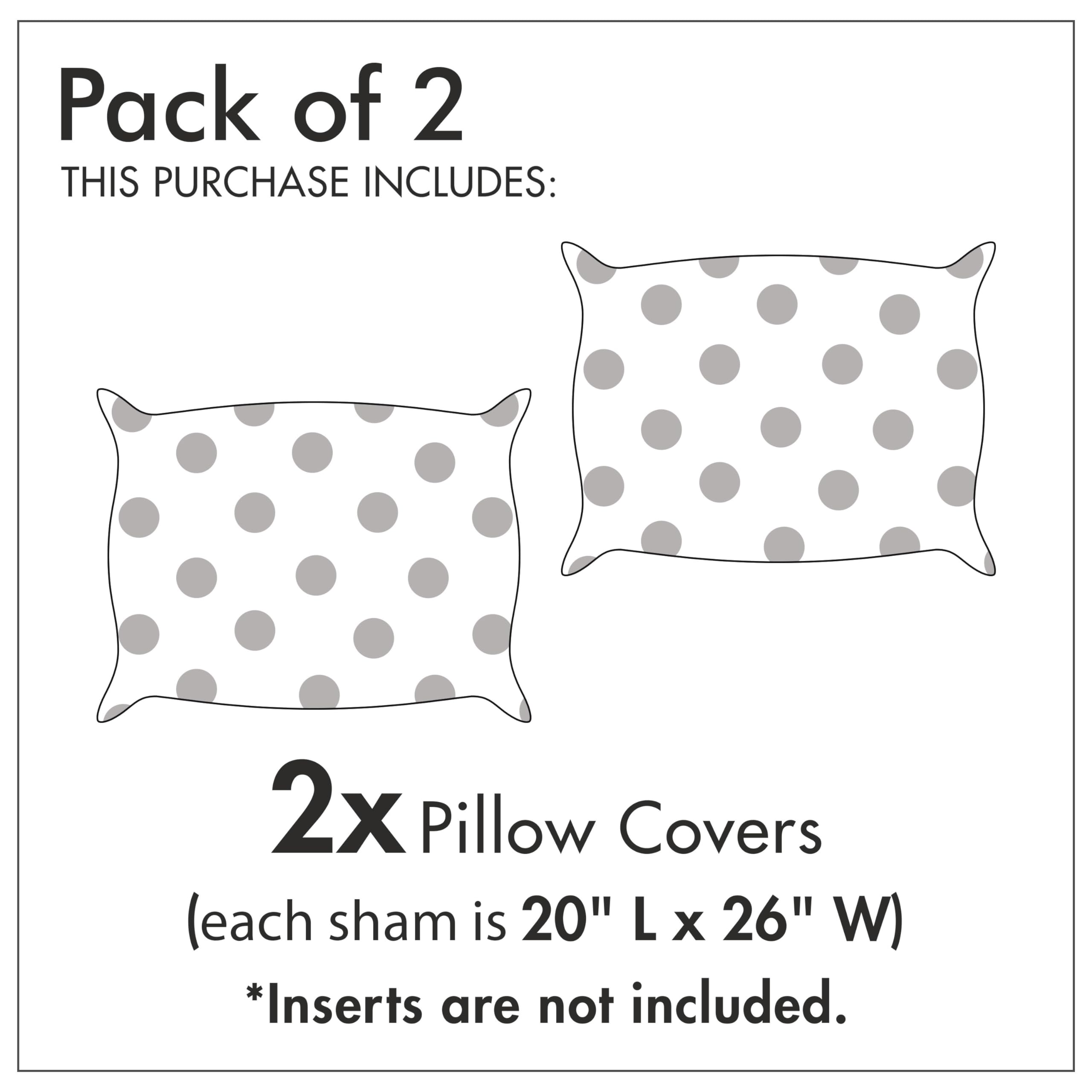 Ambesonne Valentine's Day Pillow Sham Set of 2, White Hearts on Vibrant Background Love Pattern for Romantic Couples, Quality Microfiber Bedding Item for All Seasons, 26" x 20", White Vermilion