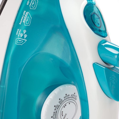 Dominion Advanced Steam Iron for Clothes with Non-Stick Soleplate, Lightweight 1200W Iron with Vertical Steam and Adjustable Thermostat Control, Self Clean, Pivoting Cord, and Steam/Dry/Spray Functions, Teal