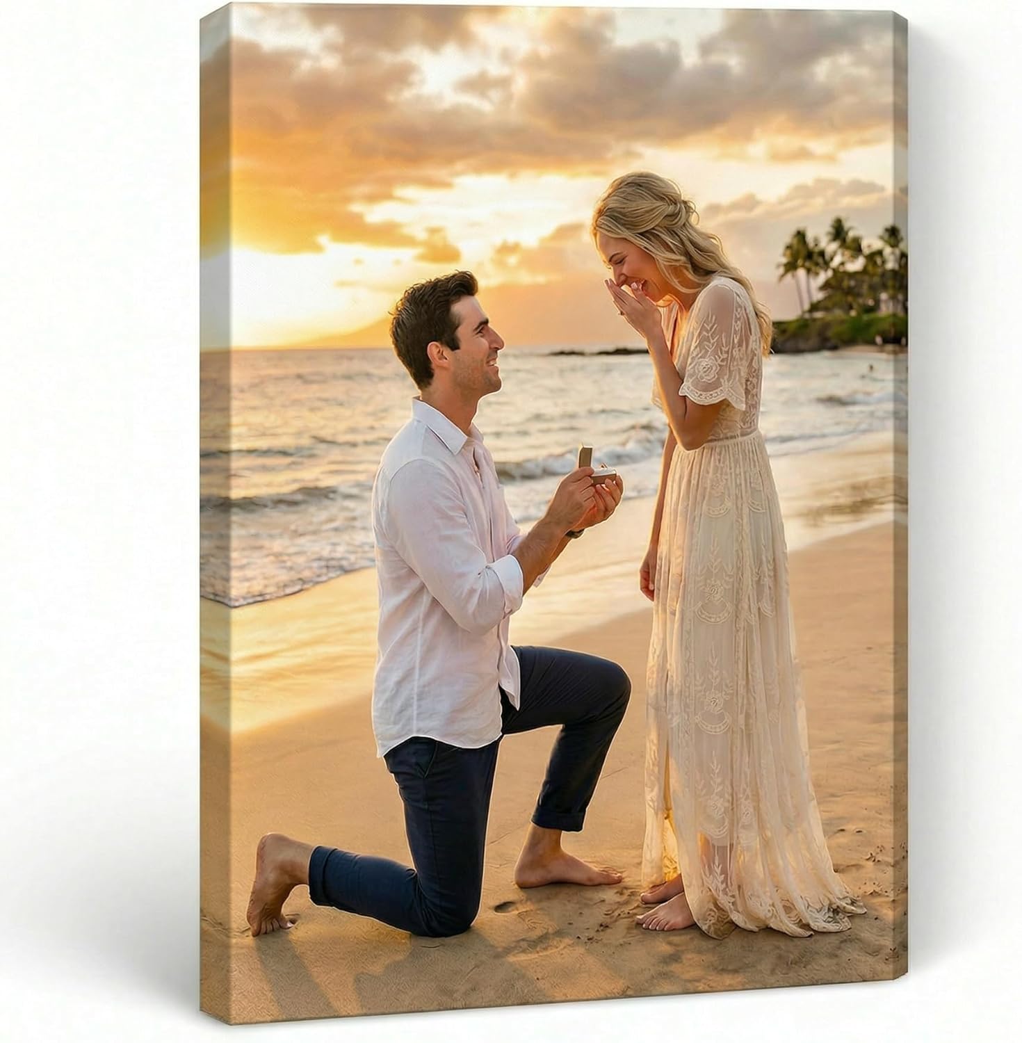 TWING Custom Canvas Prints - Personalized Framed Wall Art | 22x28 Inches, Perfect for Home Decor & Gifts