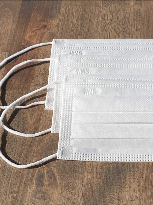 WMS 4-Layer Face Masks, Wisconsin Medical Supplies, MADE IN USA, 4 Pack (200 Masks)