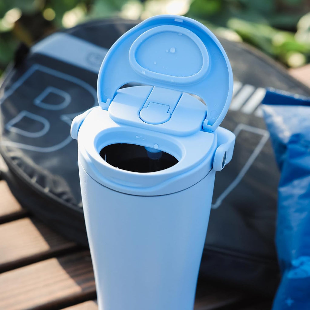 BOTTLE BOTTLE Insulated 30oz Tumbler - Leak-Proof Stainless Steel with Handle & Straw Lid | BPA-Free for Hot & Cold Drinks (Blue)