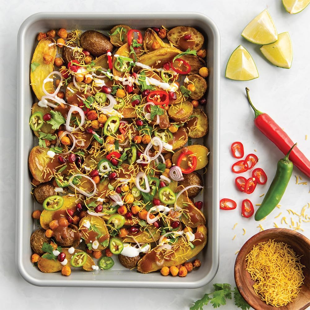 Nordic Ware Brilliant™ Quarter Sheet Pan - Nonstick, PFAS-Free, 13x10 Size with Reinforced Steel Rim