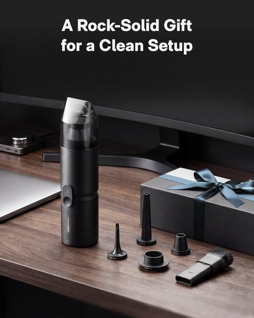 HOTO Handheld Vacuum Cleaner - Cordless 4-in-1 Portable Vortex with 15000Pa Suction | Ideal for Desks & Keyboards