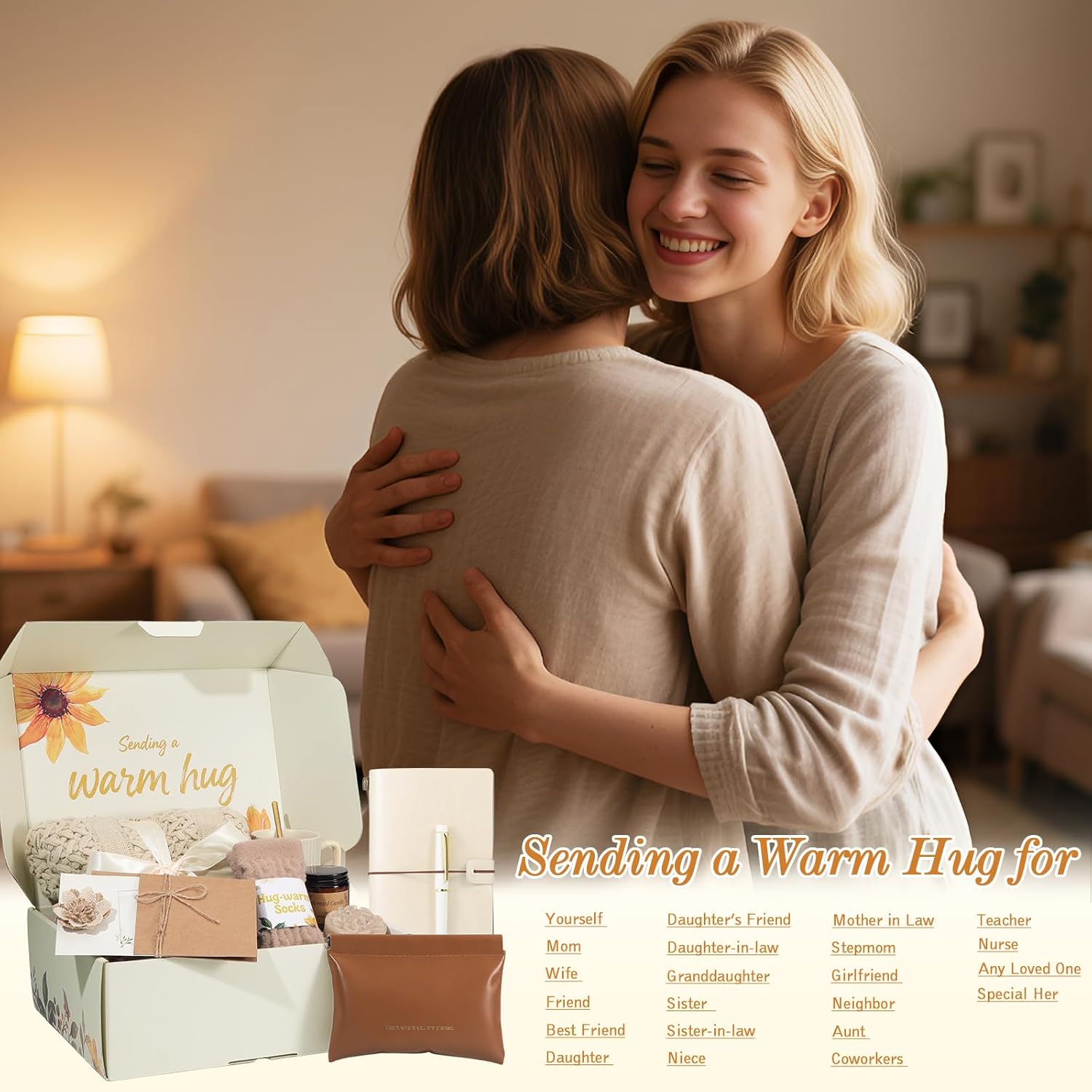 Regine Switzerland Self-Care Gift Basket - Thoughtful Birthday & Get Well Soon Care Package for Women