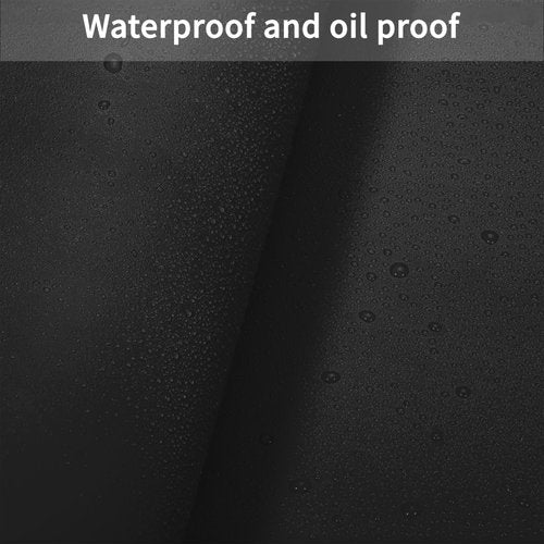 Zinkooat Leather Table Cover,1.8mm Thick,42x96 Inch Table Protector,Table Protector for Dining Room Table,Dining Table Cover,Table Cover Protector.(Black+Gray,42x96)