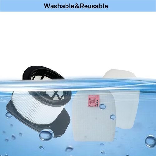 IZ862H 6-Piece Filter Kit for Shark Stratos Vacuum, IZ562H, IZ540H | Compatible with UZ565H, IZ840, IZ800 | Includes Foam & Felt Pre-Motor Filters
