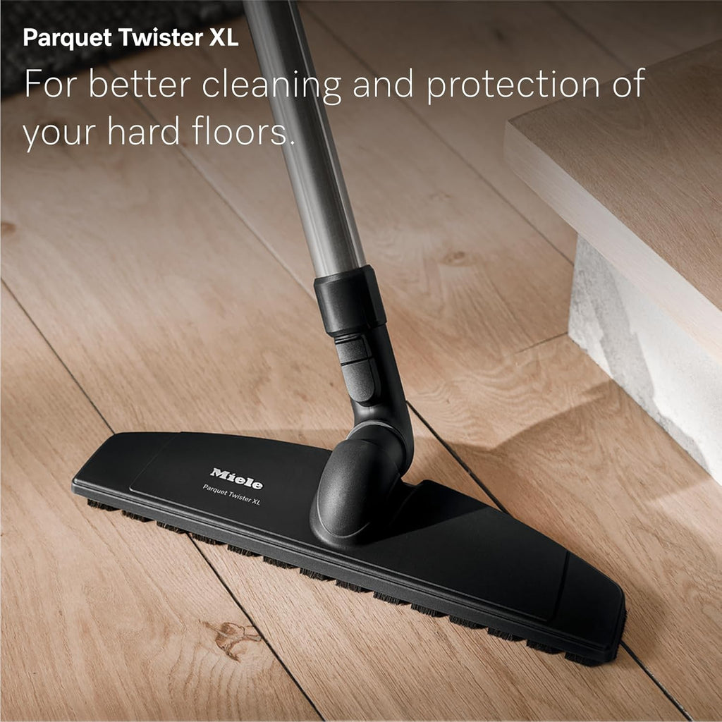 Miele Guard M1 Parquet XL Bagged Canister Vacuum - High Suction Power for Hard Floors & Low-Pile Carpet | Brilliant White