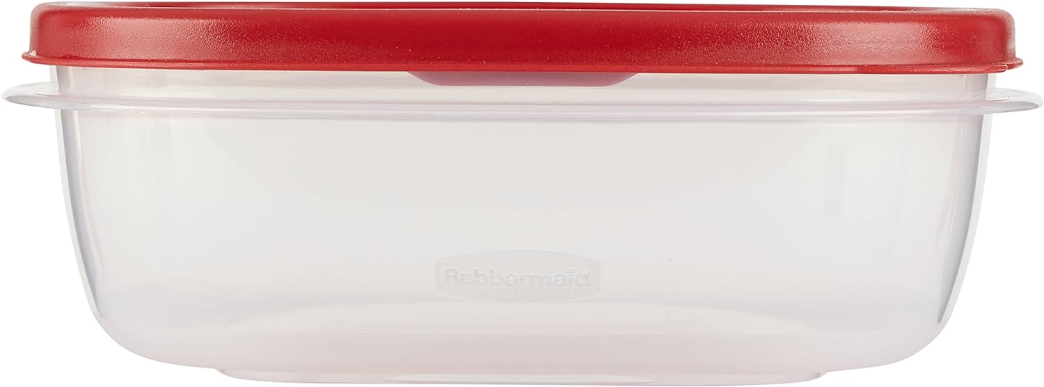 Rubbermaid Easy Find Lids - 9 Cup Food Storage Container in Racer Red | Durable & Convenient