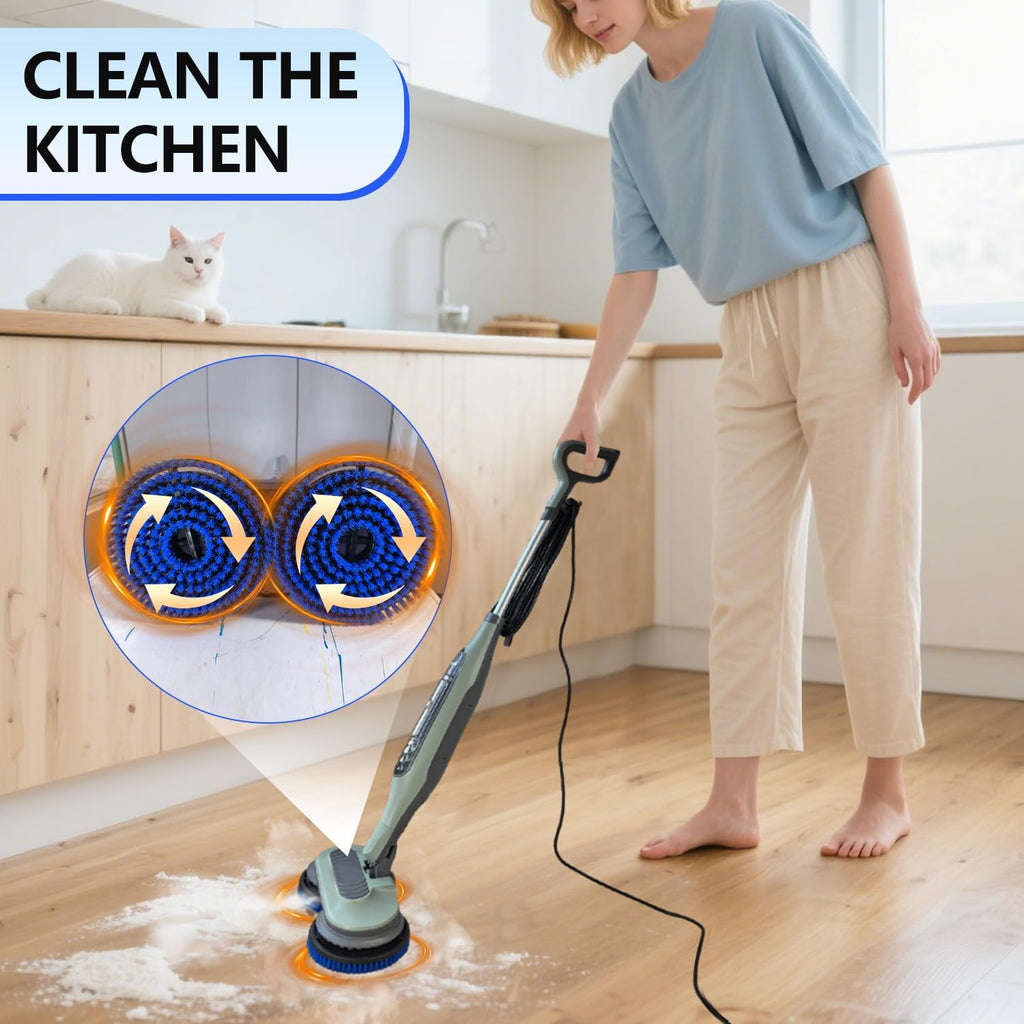 Shark Steam Mop Pads - Replacement Brush Head for S7000/S7001/S8201 Series | Nylon Bristles for Deep Cleaning Hardwood & Tile Floors