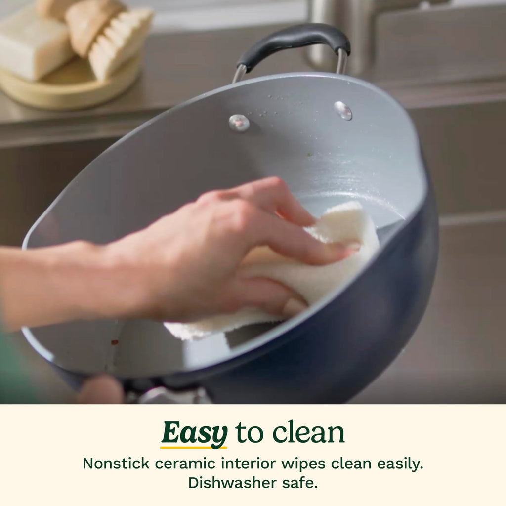Cuisinart Preferred Pan 4-Pc Set - Nouveau Navy (4.5 Qt. Multi-Purpose Pan w/Cover, Steamer, Slotted Turner)