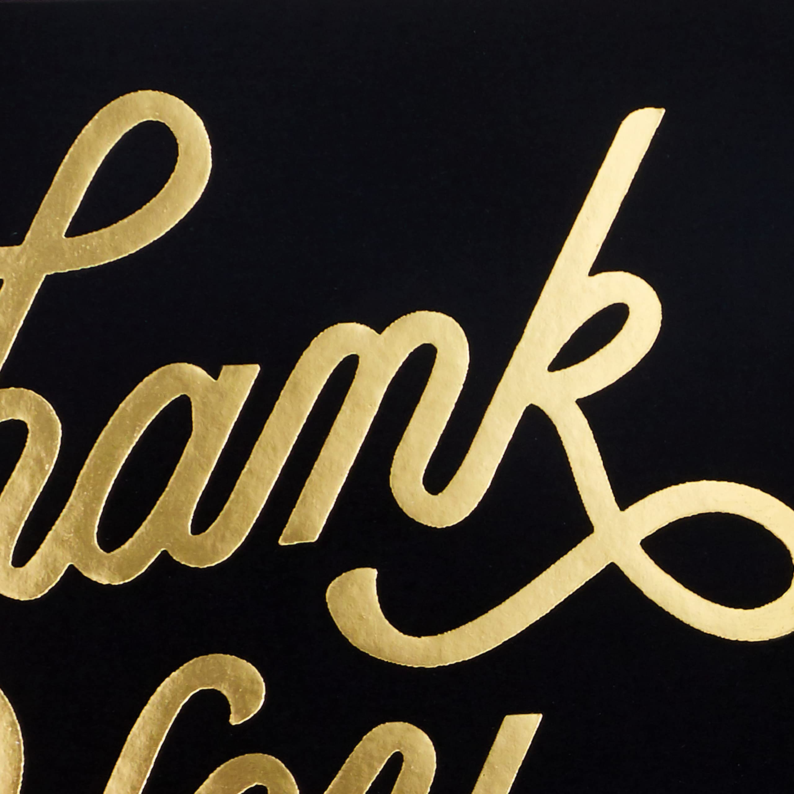 Hallmark Graduation Thank You Cards Bulk, Black and Gold Tassel (40 Thank You Notes with Envelopes)