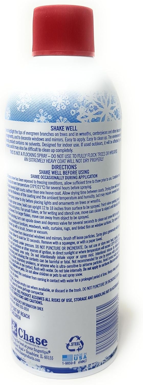 Riyan Santa Snow Spray - 9oz Holiday Craft Decoration for Windows | Festive Christmas Decor