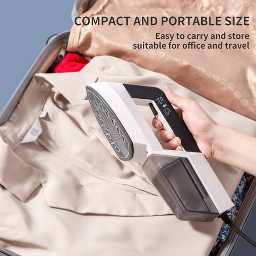HOMETOP Handheld Clothes Steamer - 1300W Powerful & Portable | Fast 30-Second Heat-Up