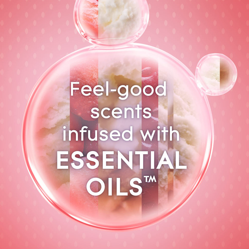 Glade PlugIns Refills Air Freshener, Scented and Essential Oils for Home and Bathroom, Strawberry Sundae Funday, 3.35 Fl Oz, 5 Count