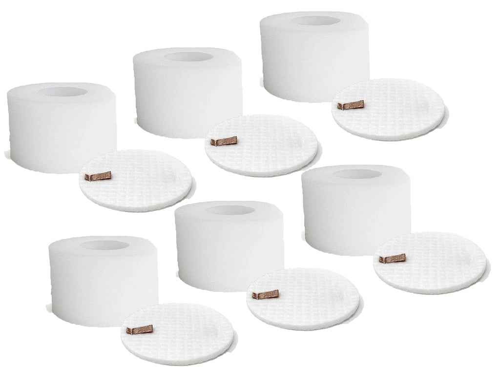 Nispira XFF680 Foam Felt Filter Replacement for Shark Rotator DuoClean Powered Lift Away Speed Vacuum NV680, NV681, NV682, NV683, NV800, NV801, NV803, UV810, AX950, AX951, 6 Packs