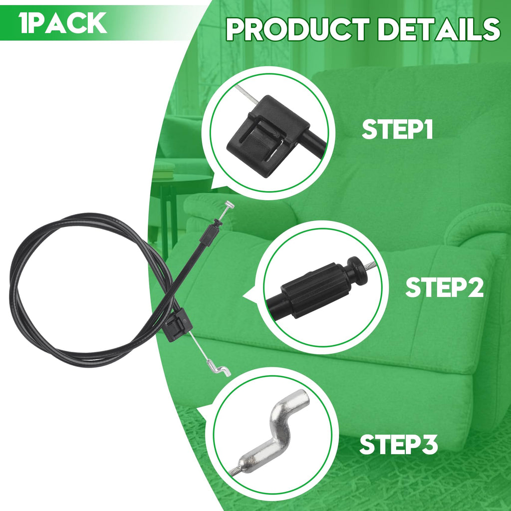 34.5 Inch Recliner Release Cable for Ashley Lazy Boy & Lane Recliner Chair