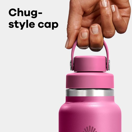 Hydro Flask Water Bottle - Insulated Stainless Steel - Wide Mouth Chug Lid, Non Spill, Leakproof in 32 Oz Aloe Green