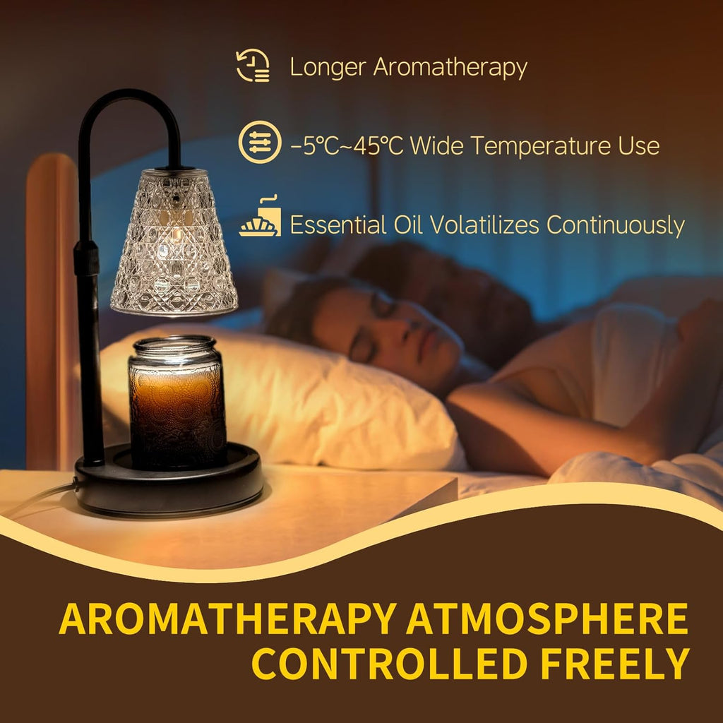 Skiennix Candle Warmer Lamp - Dimmable with Timer | Perfect Birthday & Housewarming Gift for Women & Moms