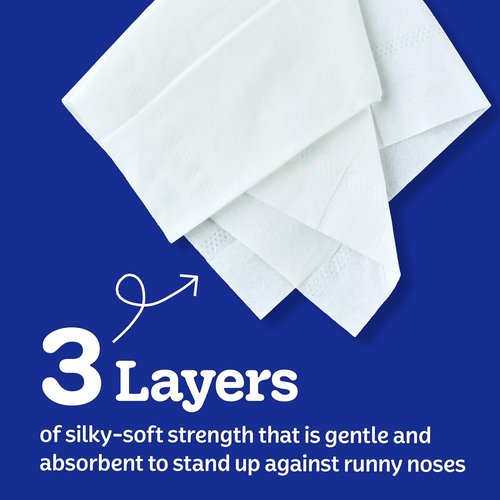 Kleenex Ultra Soft Facial Tissues - 3-Ply Comfort | 8 Flat Boxes, 180 Tissues Each