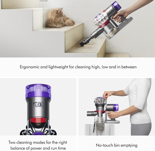 Dyson Handheld Vacuum - Cordless & Lightweight for Cars and Boats | Cleans Hard Surfaces, 115AW, 50 Min Runtime