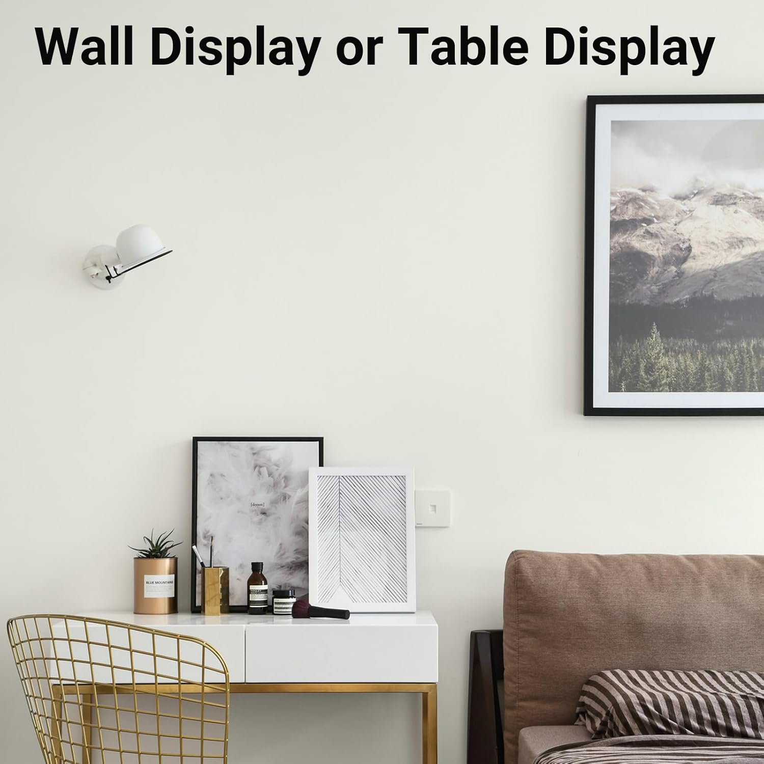 Stable Black Picture Frame by [Brand Name] - 8.5x11 High Definition Plexiglass for Horizontal & Vertical Display