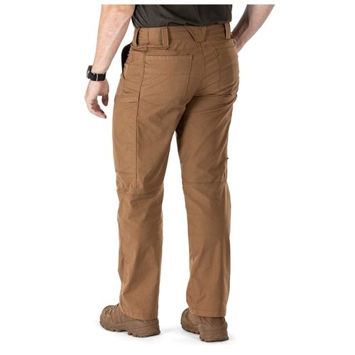 5.11 Tactical Men's Apex Pants, Regular Fit, Gusseted, 10 Pockets, Style 74434, Battle Brown, 30W x 36L