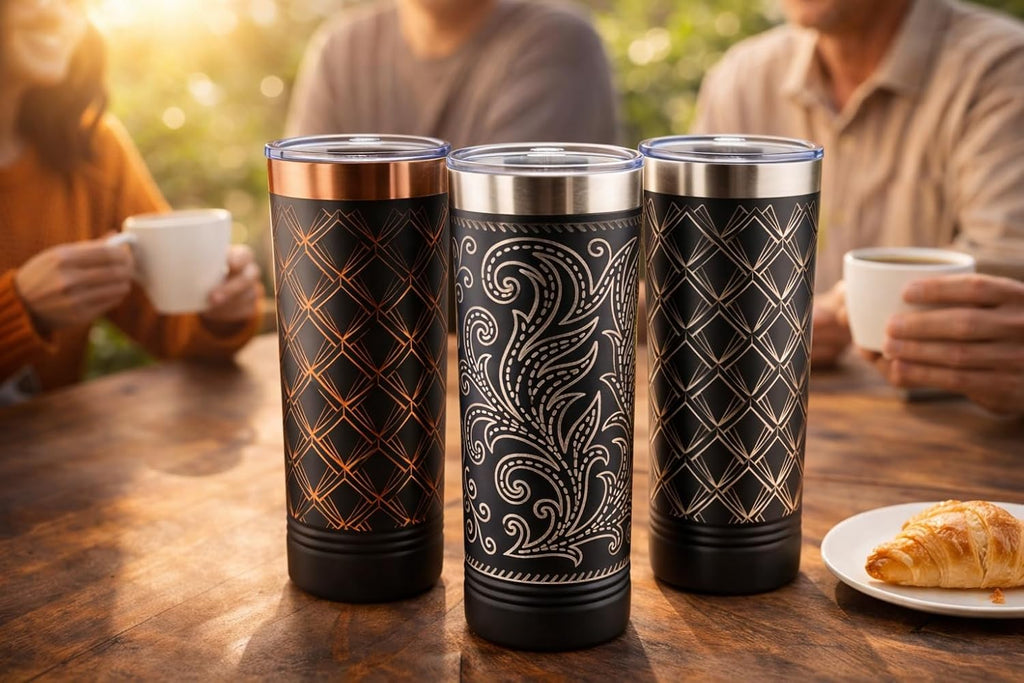 Skiennix Personalized Engraved 20oz Tumbler - Custom Stainless Steel Travel Mug for Men & Women