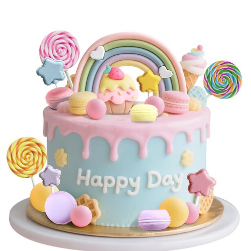 Candyland Cupcake Toppers Candy Cake Topper Sweet One Cake Topper