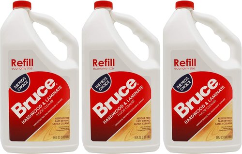 Bruce Hardwood Floor Cleaner - No-Wax Urethane Finish - 64oz Refill | Pack of 3