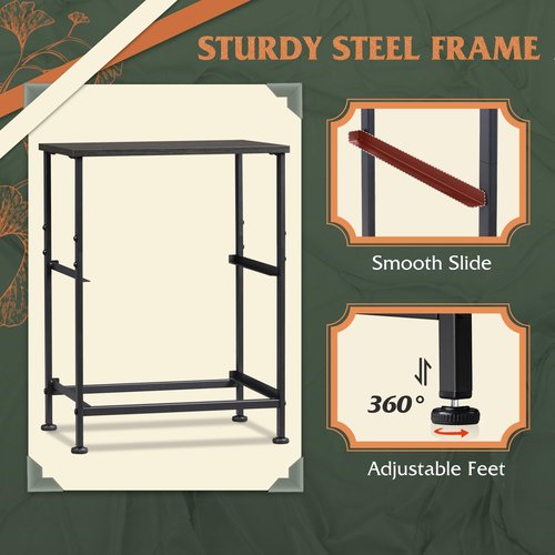WLIVE Black Night Stand, Small Dresser with 2 Drawers & Wooden Top, Nightstand with Fabric Bins, Bedside Table End Table for Bedroom, Closet, Entryway, College Dorm, Charcoal Black