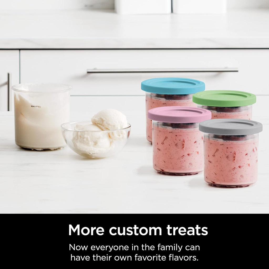 Ninja CREAMi 7-in-1 Ice Cream Maker - Create Ice Cream, Gelato, Sorbet & More | Includes 5 Pints