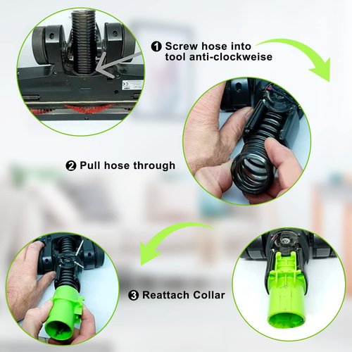 Lower Duct Repair Hose Replacement for Shark NV680 NV680UK NV680UKT Vacuum Cleaner Head