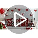 Forever Love You Throw Pillow Covers Set of 4 - 18x18 Valentine’s Day Decor