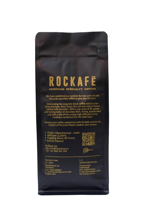 Rockafe Black - 8.8 oz Bag of Exquisite Peruvian Specialty Coffee - By Iky Store (Red and yellow Catuai) (3)