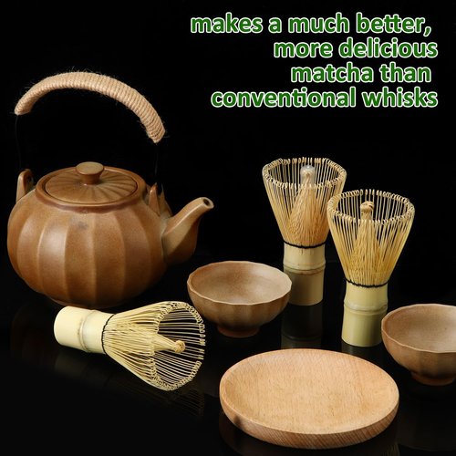 LemonRoad 16 Pcs Matcha Whisk Bulk 100 Prong Bamboo Whisk for Matcha Powder Traditional Japanese Chasen Handcrafted Organic Bamboo Stirrer Mixer Brush Authentic Ceremonial Tea Preparation Starter