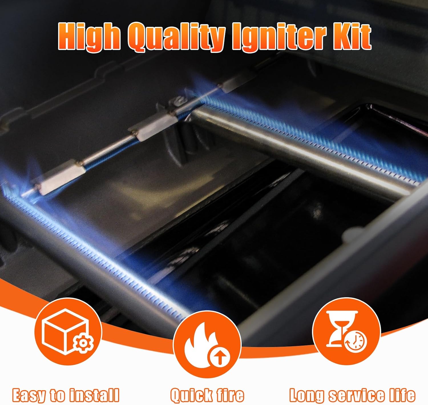 Uniflasy Grill Igniter Button - Compatible with Weber Spirit 210 & 310 Models | Easy Installation for 2013+