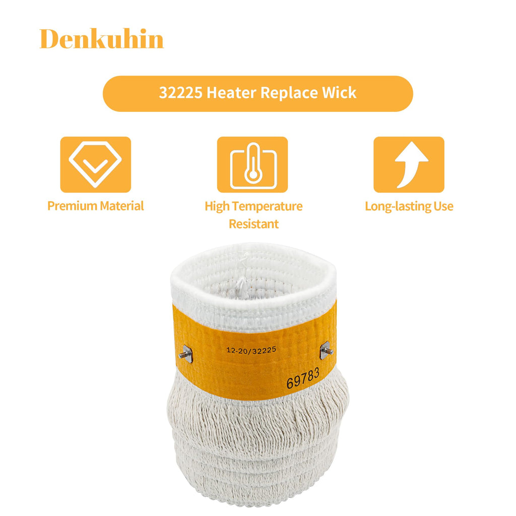 Denkuhin 32225 Kerosene Heater Wick Replacement for Kero World KW-24 (A-H), Dyna-Glo RMC-95C, DURAHEAT DH2300, Heating Wicks for Cotton/Fiberglass