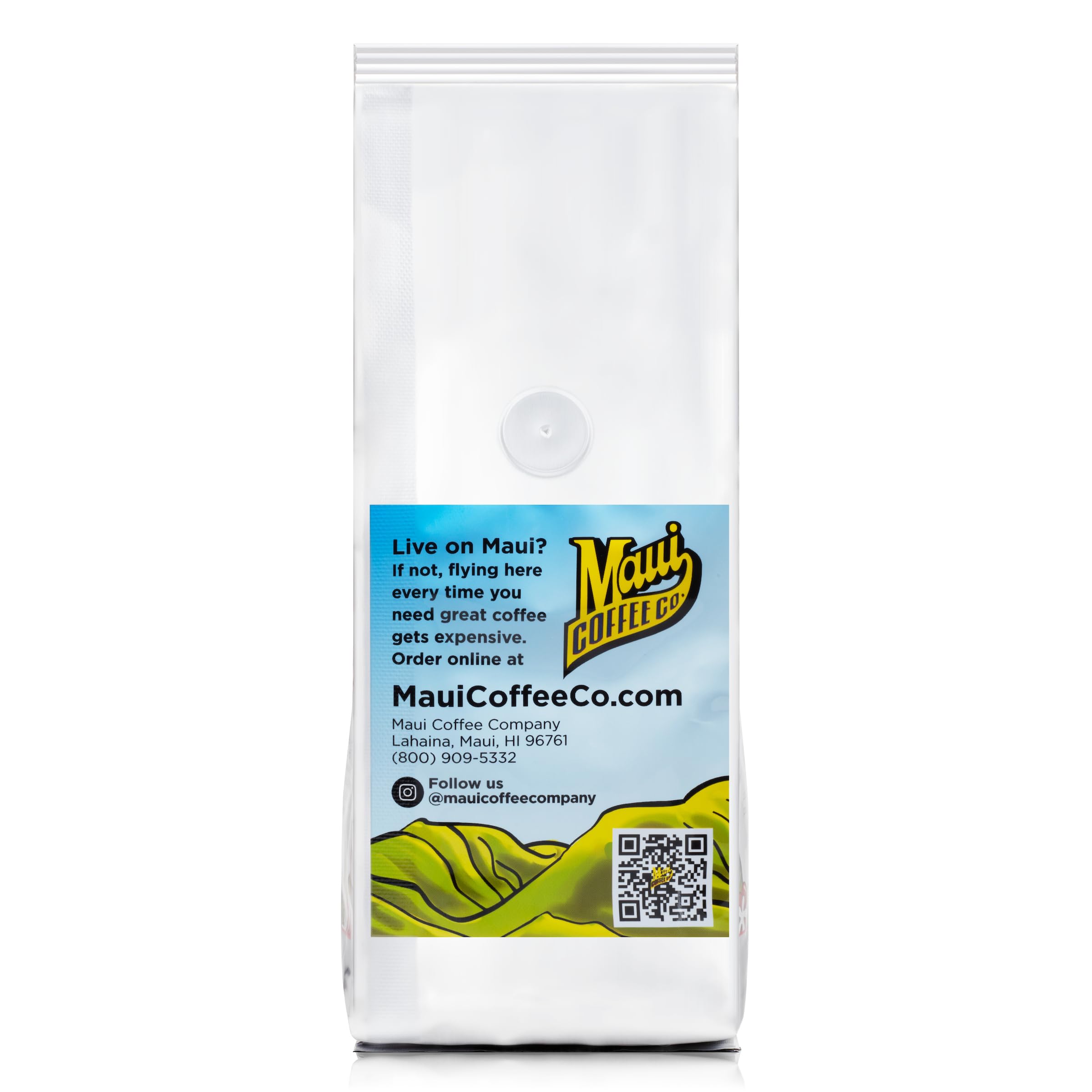 Maui Coffee Company 100% Hawaiian Coffee, Whole Bean, Dark Roast, Grown and Roasted in Hawaii, 7 oz