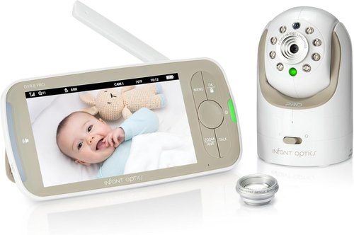 Infant Optics DXR-8 PRO Video Baby Monitor - 720P HD Display, Active Noise Reduction, Interchangeable Lenses