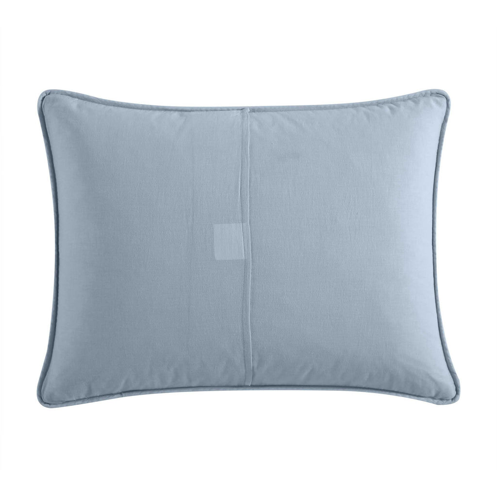 Tommy Bahama - 2 Piece Standard Sham Set, Cotton Bedding with Envelope Closure, Pre-Washed for Added Softness (Costa Sera Blue, 21x27)