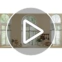 HOMEIDEAS Green Leaf Kitchen Curtains 30x24 Inch Semi Sheer 2 Panels
