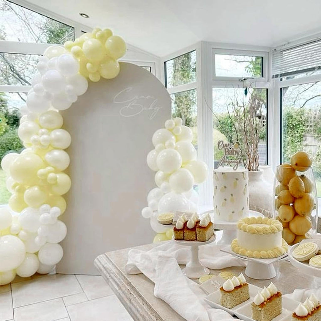 PartyWoo Beige Balloons - 50 Pcs 12 Inch Cream Ivory White for Weddings, Baby Showers & Parties