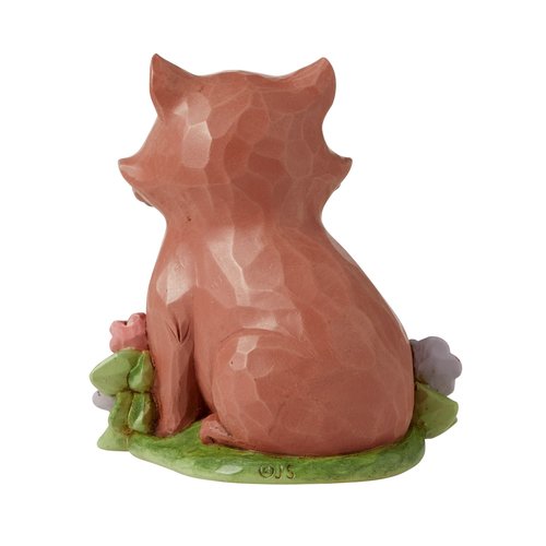Enesco Jim Shore Heartwood Creek Fox in Flowers Miniature Figurine, 3.75 Inch, Multicolor