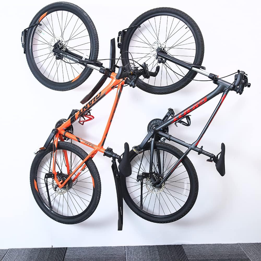 Ultrawall Bike Rack - Vertical Wall-Mounted Storage Solution for Indoor Bicycles | 2-Pack