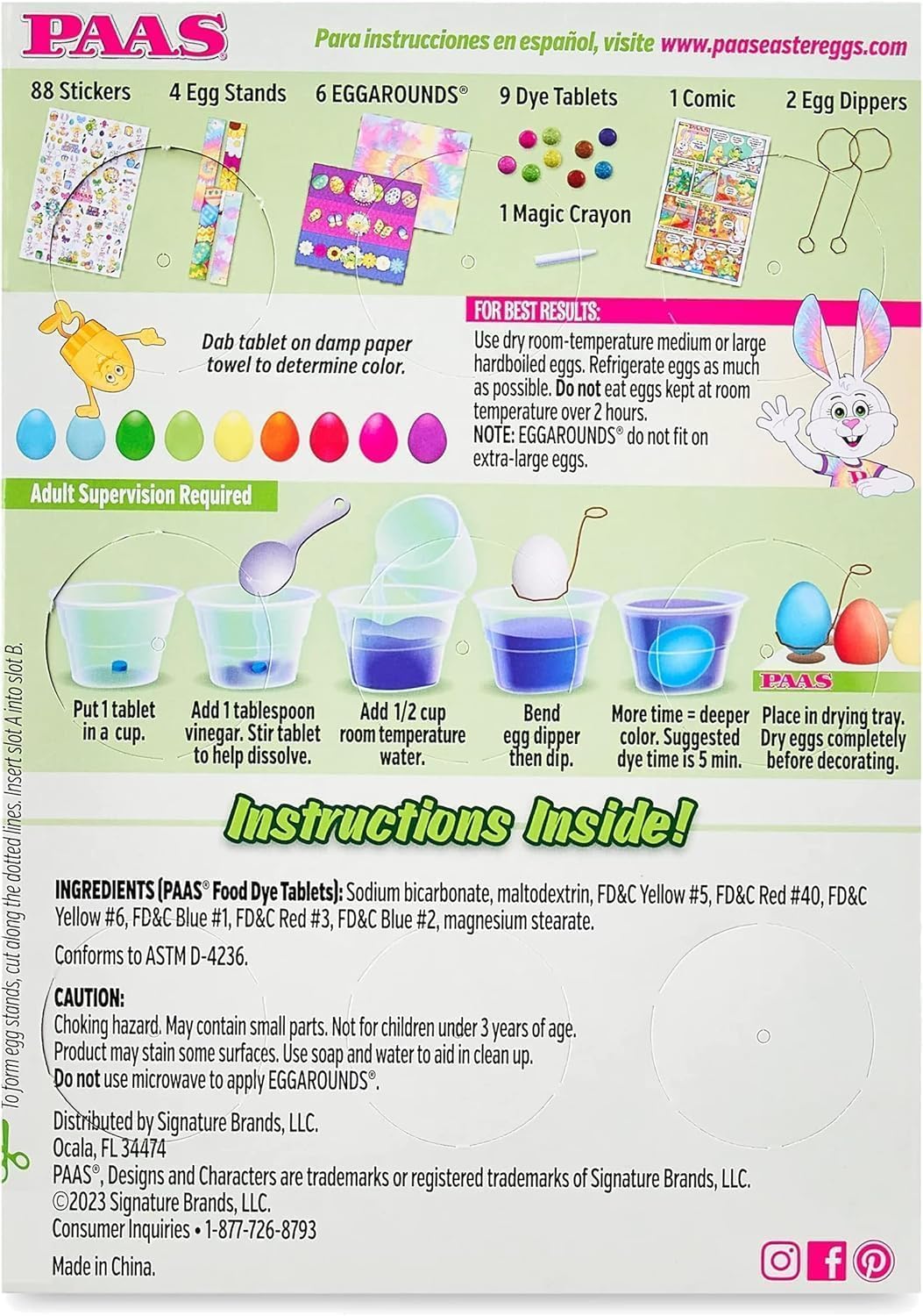 PAAS Egg Decorating Kit - Deluxe Marble Set for Creative Easter Fun | Perfect Family Activity