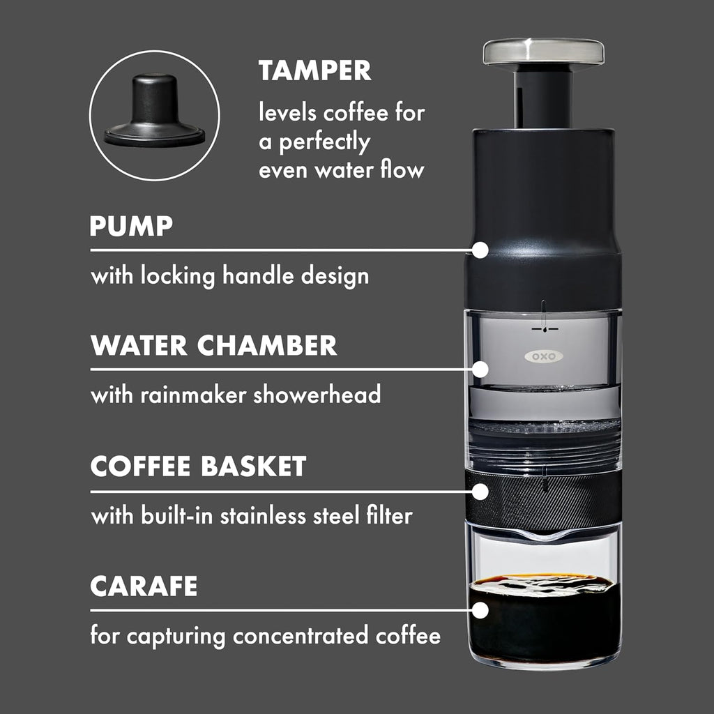 OXO Brew Rapid Brewer - Fast Coffee Maker with Sleek Design | Perfect for Home or Office